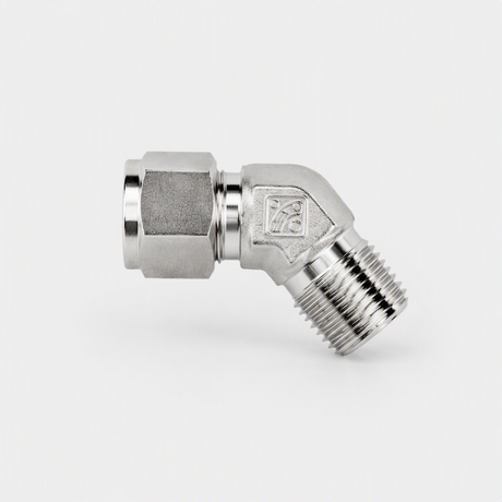 SHME - 45 male elbow tube mnpt