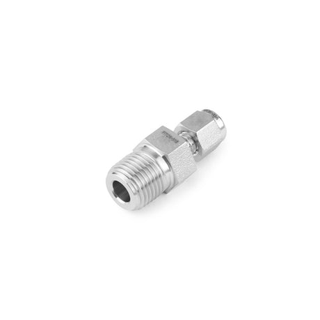 SS-TCM-FL5-NS6 FITOK 6 Series Tube Fitting, Thermocouple Male Connector, 5/16" O.D. × 3/8 Male NPT.
